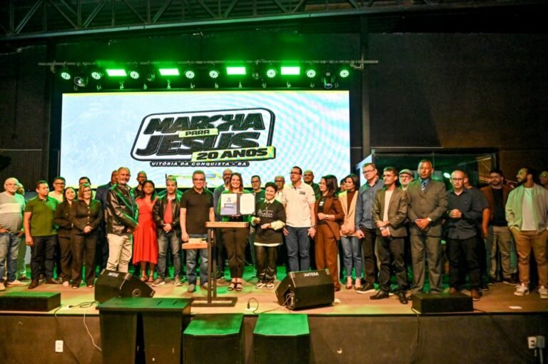 Vitória da Conquista reconhece EBD como Patrimônio Imaterial durante lançamento da 20ª Marcha para Jesus