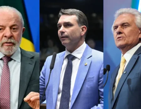 Pesquisa Nexus/BTG indica empate técnico entre Lula, Flávio Bolsonaro e Caiado em eventual 2º turno