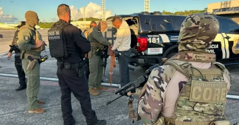 Ações integradas da segurança pública da Bahia capturam chefes de facções em três estados
