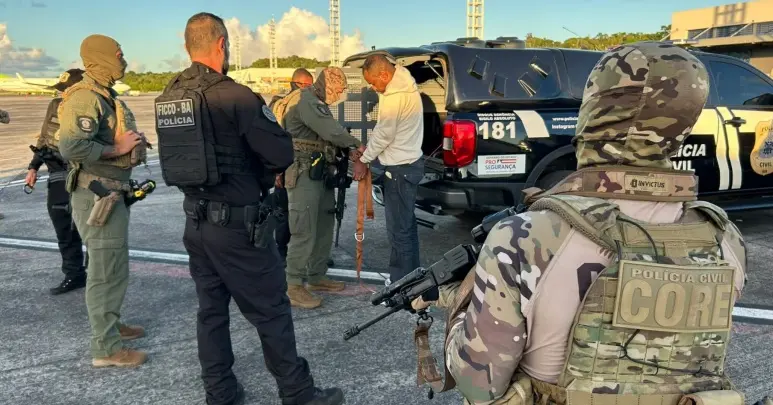 Ações integradas da segurança pública da Bahia capturam chefes de facções em três estados
