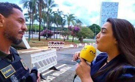 Jornalista é impedida de transmitir ao vivo em frente ao Congresso Nacional