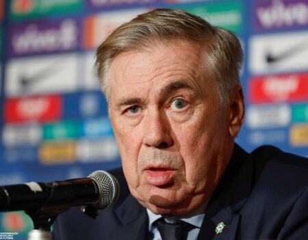 Ancelotti tem o salário mais alto do mundo entre os treinadores de seleções
