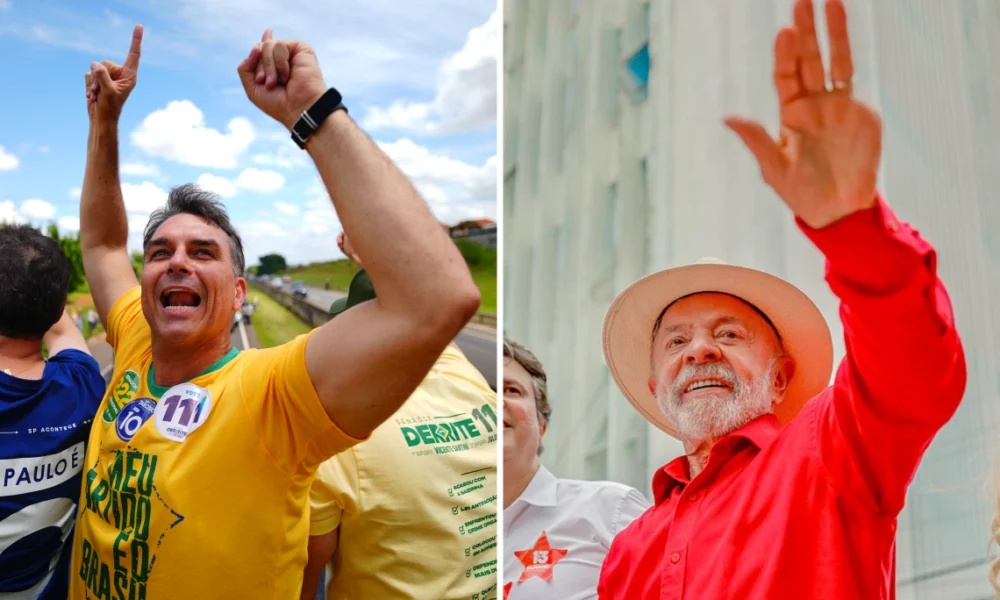 PoderData/Aya: Flávio Bolsonaro lidera 2º turno com 53% contra 47% de Lula