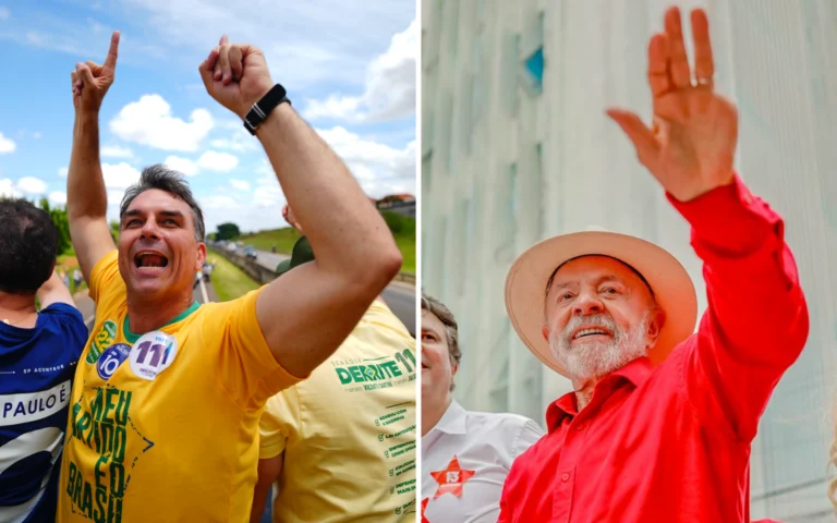 PoderData/Aya: Flávio Bolsonaro lidera 2º turno com 53% contra 47% de Lula
